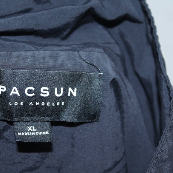 Pacsun Men Retro Black Pink Jacket Varsity Long Sleeve Casual Size XL - Picture 6 of 7